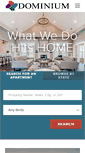 Mobile Screenshot of dominiumapartments.com